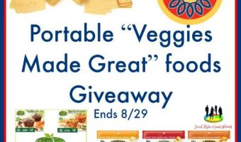 Portable “Veggies Made Great” Foods Giveaway