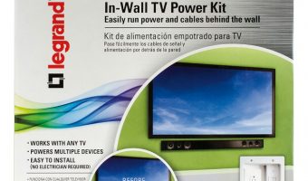 Hide Unsightly Wires with Legrand In-Wall TV Power Kit