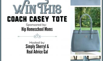 Cornflower Blue Coach Casey Tote Bag Giveaway