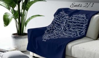 Plush Personalized Blanket Giveaway
