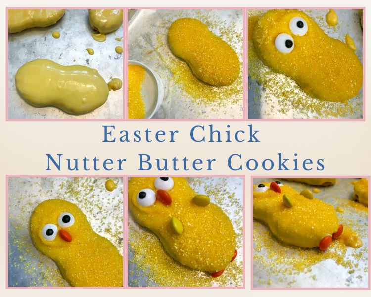 Adorable Chick Decorated Nutter Butter Cookies
